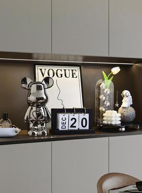 现代高级感软装入户玄关装饰品摆件轻奢高档客厅餐边柜小众家居