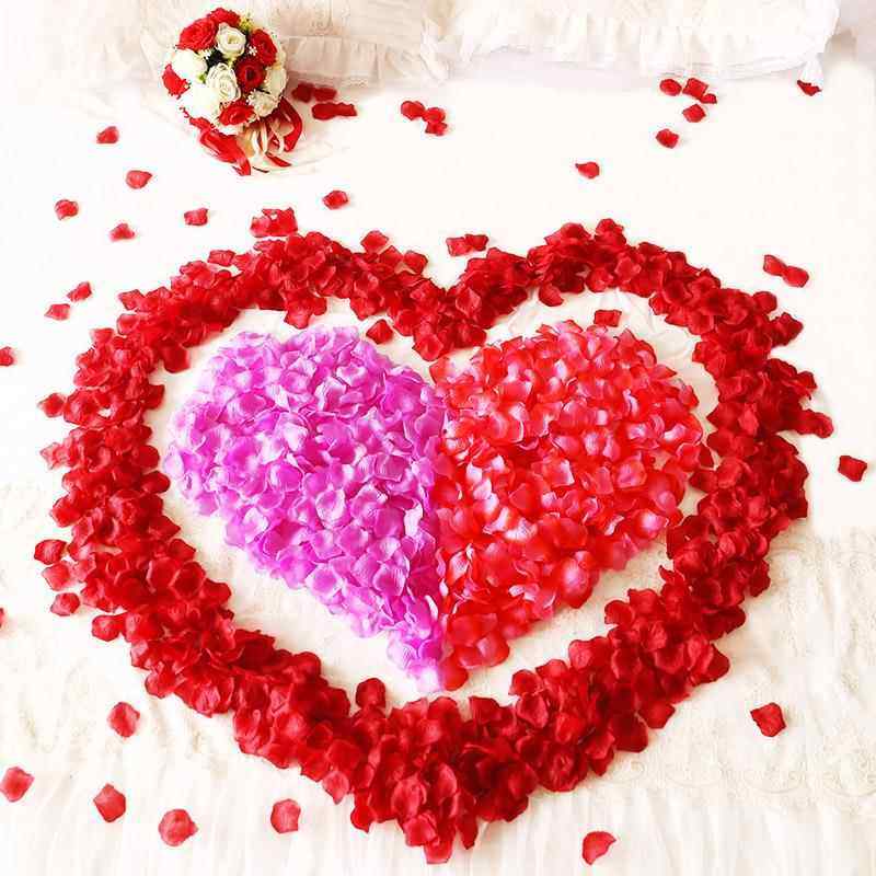 仿真玫瑰花瓣情人节装饰婚房床上手撒花求婚礼表白手抛花红粉渐变,淘宝优惠券,粉丝福利购,淘宝优惠卷