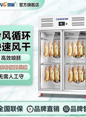 驰能晾鸭柜商用烧鸭风冷智能烘干烧鹅烧腊除湿抽湿胚柜烤鸭风干柜