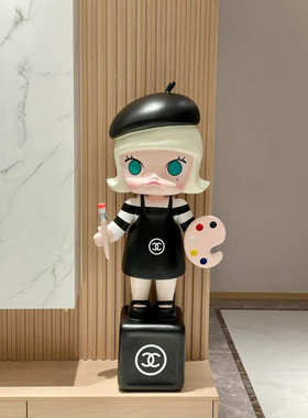 公主潮玩摆件高颜值网红画家茉莉轻奢现代客厅儿童房潮流装饰