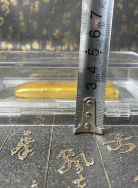 工艺品仿古做旧厂家景福金条合金实心评级盒子工艺品摆件杂项