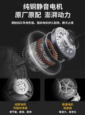棋牌室吸烟灯麻将机空气净化器外排过滤除烟神器升降灯茶楼排烟灯