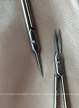 RETA VIVI 专业俄式弯剪 前置处理死皮 不锈钢 专业美甲工具