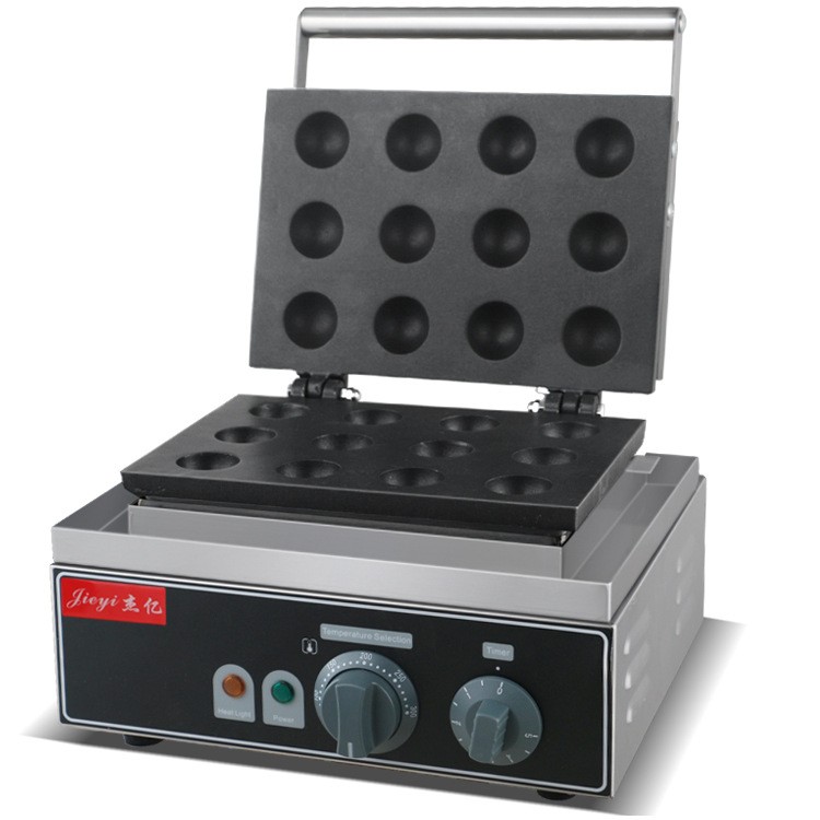 Jieyi Ball Ball Crispy Commercial 12-grid Ball Ball Crispy Electric Heating Pancake Machine Crispy Pastry Machine 12-grid Round Crispy Pastry Factory