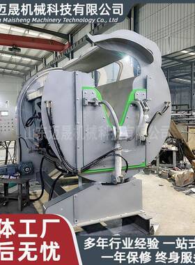 大型牛宰杀牛夹持翻板箱 牛羊屠宰分割线 肉牛屠宰加工设备厂家