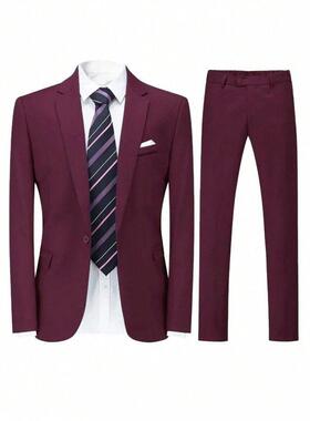 Q 15381 Slim business men's suit set 修身商务士西装套装