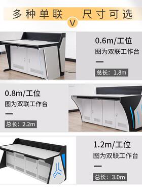 监控中心操作台指挥调度台安防监控桌指挥中心监控台双联控制台