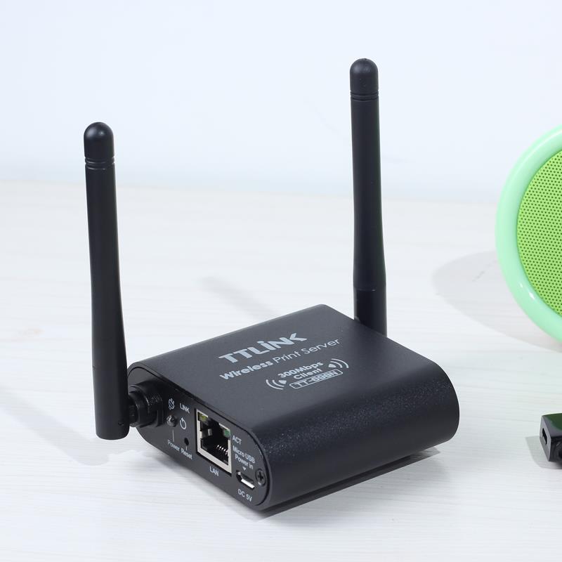 TT-LINK 打印机转无线wifi网络打印服务器共享器一体机激光针式喷