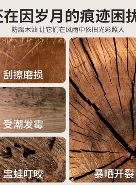 防腐木油防晒耐候木透明制漆户外TZW木品家具翻新改色漆防水油漆