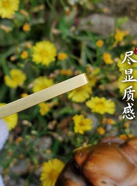纯黄铜补角牌干卦财位铜牌房屋缺角东南西北方坤兑坎艮巽震八卦牌