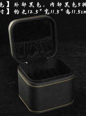 新款高档皮珠宝首饰质手箱5位玉器1翡翠镯戒指吊坠玉镯展示收纳手