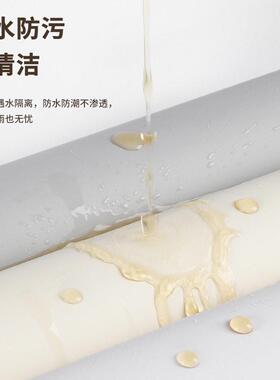 纯色肤感贴纸衣柜翻新改色贴膜家具柜子柜门橱柜防水防潮自粘墙纸