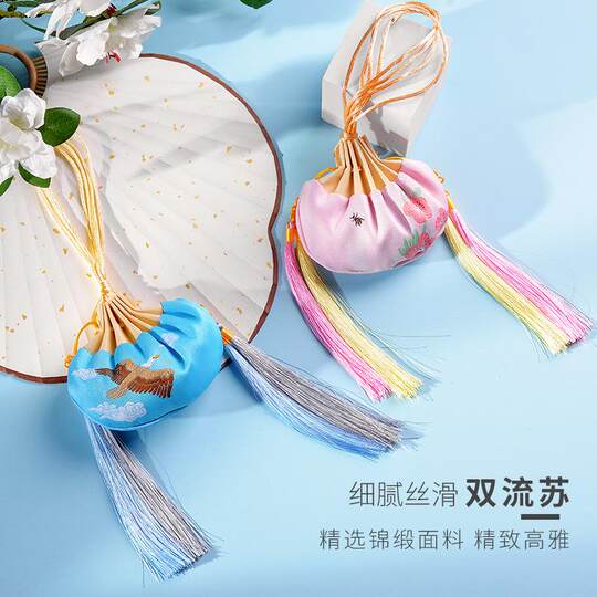 Palace brocade sachet sachet bag empty sachet sachet carry-on antique purse car pendant bundle mouth sachet bag