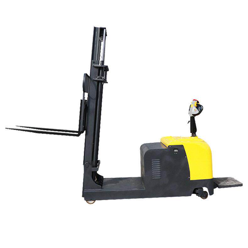 Luyuan supplies multiple models of stand-drive counterweight electric stacker counterweight all-electric forklift loading and unloading trucks