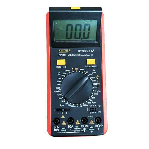 深圳滨江数字多用表DT9205A08A保护数字表大屏幕折叠自动关防烧 - 图1