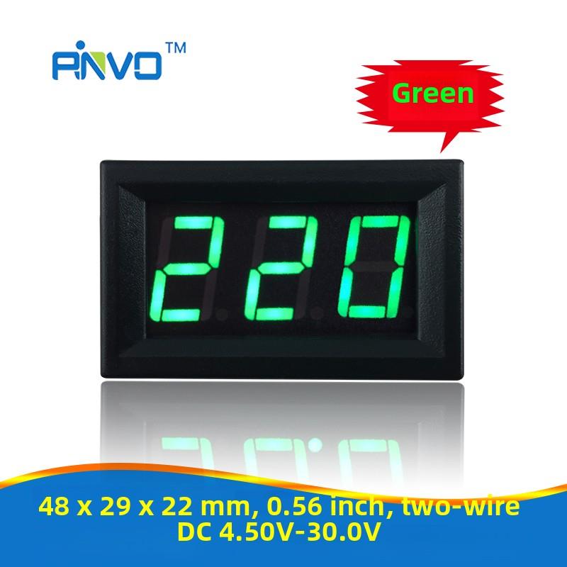 LED数显二线交流电压表头 两线数字电压表 AC220V市电 70V~500V - 图2