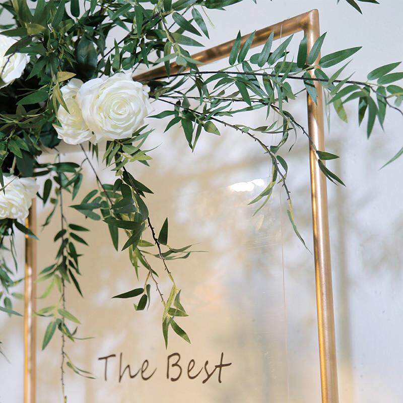 新款婚庆道具指示牌架子背景架婚礼花架迎宾区铁艺方形拱门展架,淘宝优惠券,粉丝福利购,淘宝优惠卷