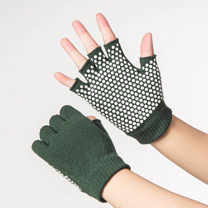 防滑空中瑜伽手套女初学者高空中训练半指引体向上提壶哑铃棉手套,淘宝优惠券,粉丝福利购,淘宝优惠卷