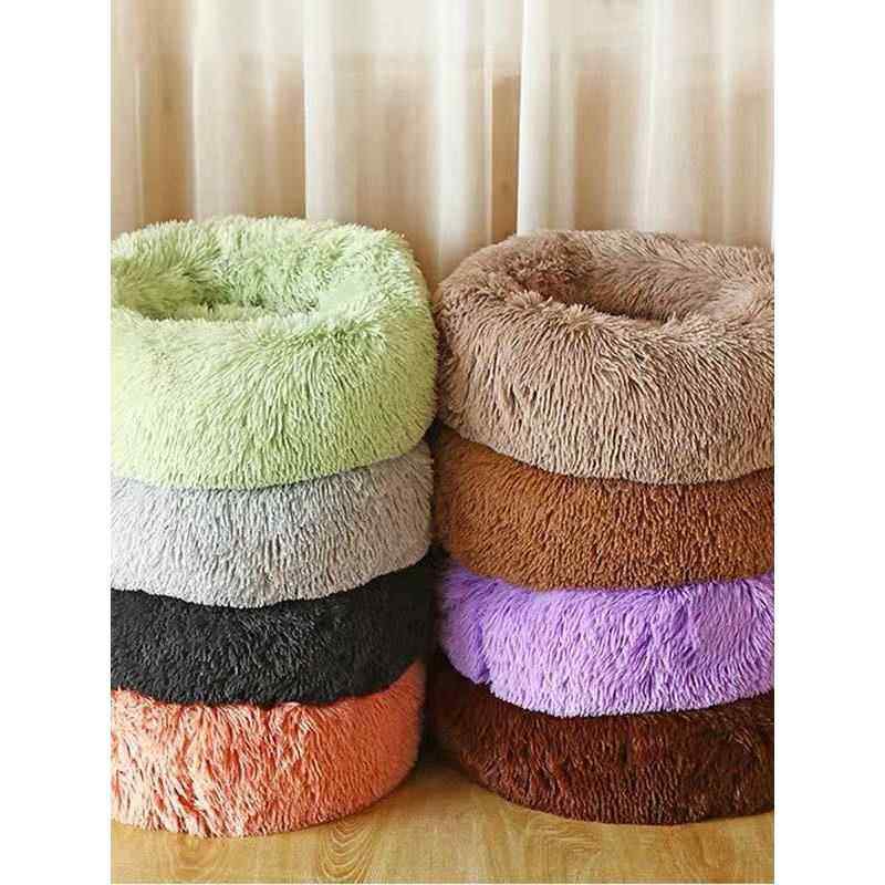 甜甜圈猫窝深度睡眠窝棉绒保暖用品狗窝加厚猫咪狗狗冬天睡觉软垫,淘宝优惠券,粉丝福利购,淘宝优惠卷