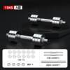 High-end seven stainless steel dumbbells for men's fitness home combination barbell set with adjustable weight for home exercise and steelmaking