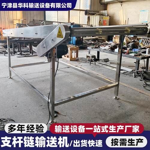 送不锈钢支轴链输机鸡DET蛋分拣河粉清送带链条式洗支输杆链传送 - 图0