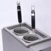 Desktop two-head multi-function electric noodle cooker, commercial soup noodle and spicy hot pot, east cooking machine, electromechanical heating below