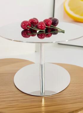 简桌约镜面托盘盘8530蛋糕托水果点心托盘样板房果酒餐店厨房软装