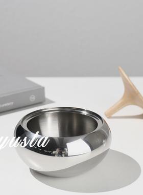 法式复古客厅茶几托盘储物罐电视柜样板间展厅柜别墅摆件软装饰品