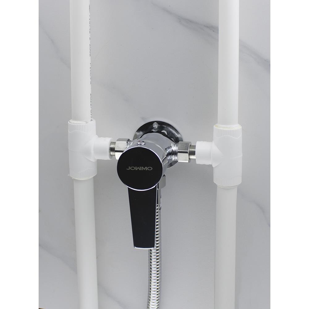 All Copper Exposed Shower Faucet Household Rain Hot and Cold Water Switch Electric Water Heater Solar Universal Mixing Valve