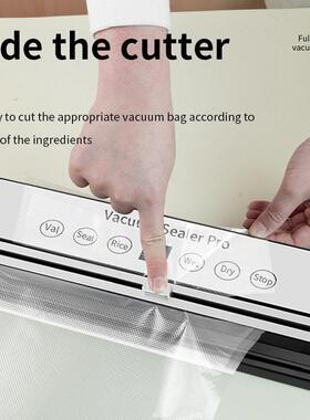 跨境Vacuum Sealer抽真空封口机家用小型真空保鲜密封机可外抽