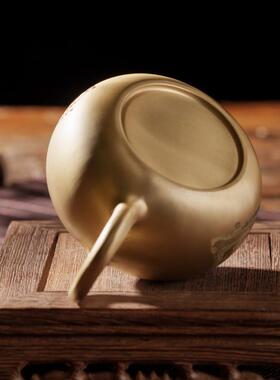 铜壶黄铜西施壶工艺品龙凤壶水滴壶摆件小茶壶家居桌面装饰品