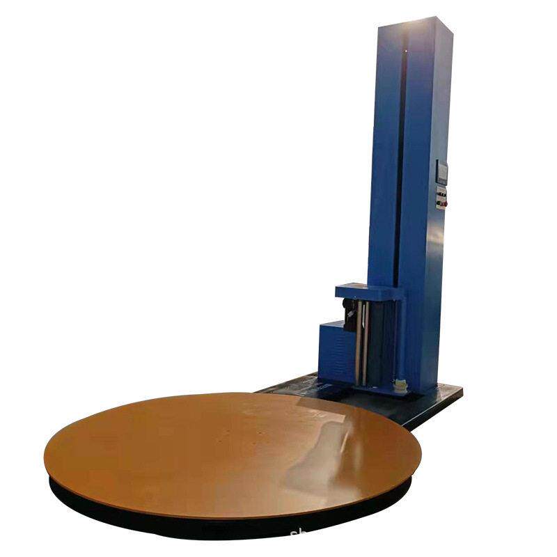 Supply of large intelligent induction fully automatic winding and baling machine vertical pallet plastic film pallet winding machine
