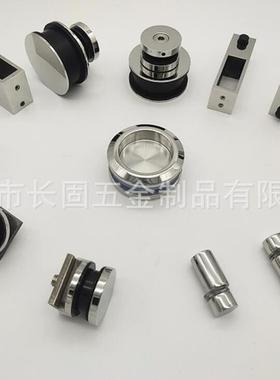 供应淋浴房不锈钢滚滑门配件浴室玻璃移门吊轮方管谷仓门五金套装