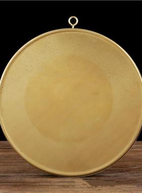 黄铜凹凸镜反射镜凹镜凸镜铜镜家用室外铜镜