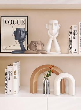 现代简约艺术摆件高级感抽象创意客厅家居装饰品电视柜子玄关酒柜