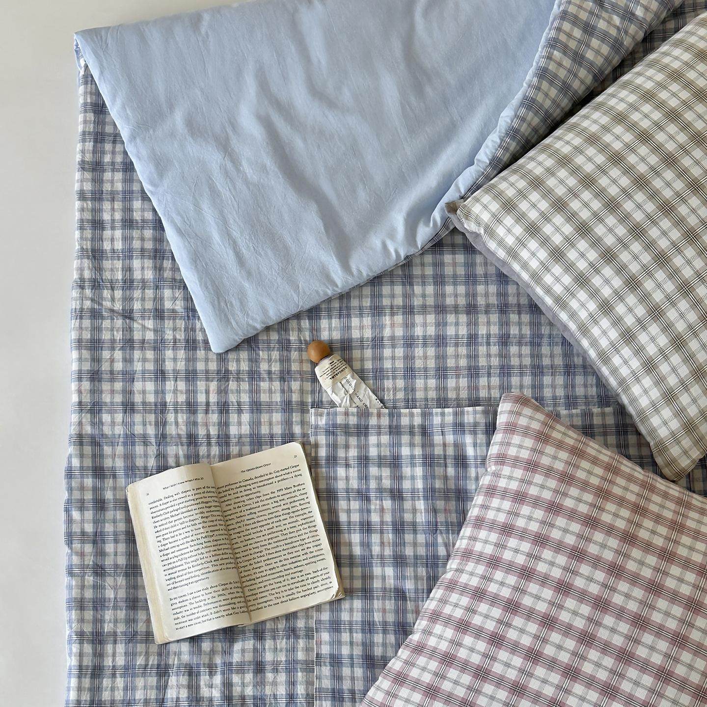 北欧简约风ins无印格子全棉水洗棉多功能抱枕被午休被枕头可折叠,淘宝优惠券,粉丝福利购,淘宝优惠卷