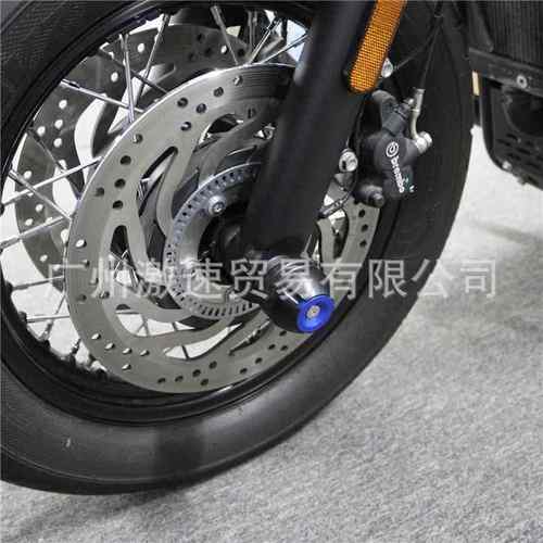 适用雅马哈MT03 R3 MT25 R25改装前后轮防摔球 前后轮轴防摔胶 - 图0