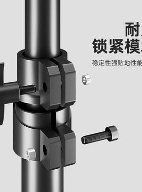 闪光灯顶灯架多功能一体摄影灯架横臂两用横杆不锈钢顶灯架悬臂