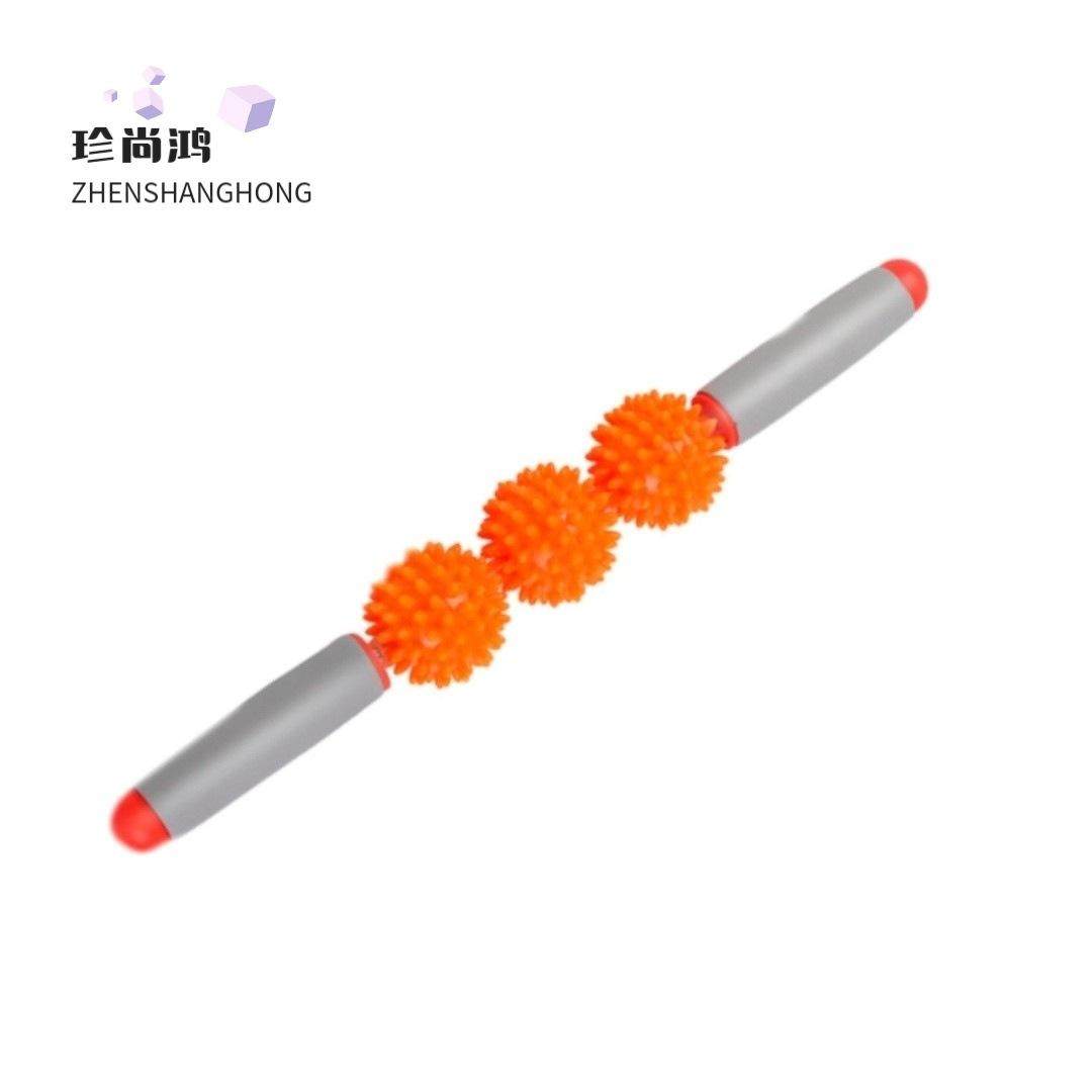 瑜伽狼牙棒刺猬球深度按摩小腿肌肉放松滚轴健身筋膜棒滚轮长高,淘宝优惠券,粉丝福利购,淘宝优惠卷