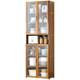 Kitchen microwave oven storage rack floor-standing multi-layer oven dish storage rack European-style cabinet household storage cabinet