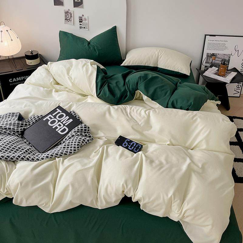 2025春季纯色混搭被套单件学生宿舍单人被罩家用双人被套床上用品,淘宝优惠券,粉丝福利购,淘宝优惠卷