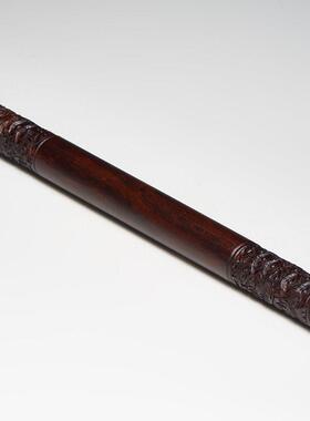 黑檀木如意金箍棒手把件文玩手玩把件男士随身把件室内工艺品摆饰