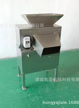 703大型用百香果取浆机柠檬桔对辊锈榨汁机不钢水果榨金汁设商备