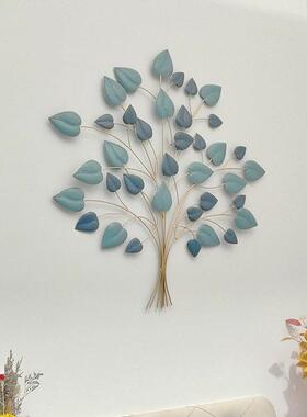 现代铁艺桑树叶子壁饰金属墙饰进门立体壁挂玄关背景墙面创意装饰