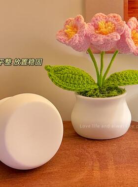 生日礼物创意女生送闺蜜车载小摆件桌面装饰向日葵花束手工编织花