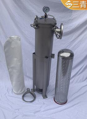 袋过滤器厂家供应不锈钢过滤器袋顶入式过滤器用水过滤