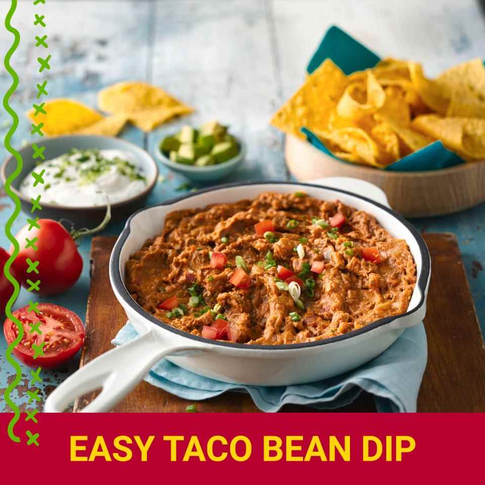 Old El Paso Refried Beans美国欧帕少脂香辣黑豆素食豆茸炒豆酱 - 图1