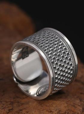 复古祥云戒指戒指潮流开口指环