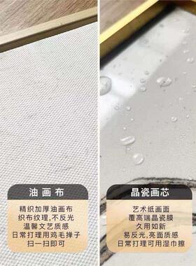 事事如意柿子画客厅装饰画新中式饭厅玄关挂画喜庆民宿卧室正方形