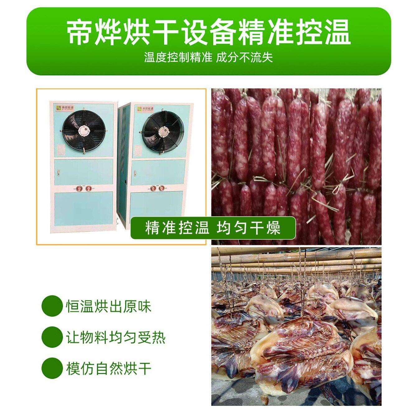 Diye Commercial Intelligent Automated Air Energy Sausage Dryer Factory Meat Food Drying and Air-drying Equipment